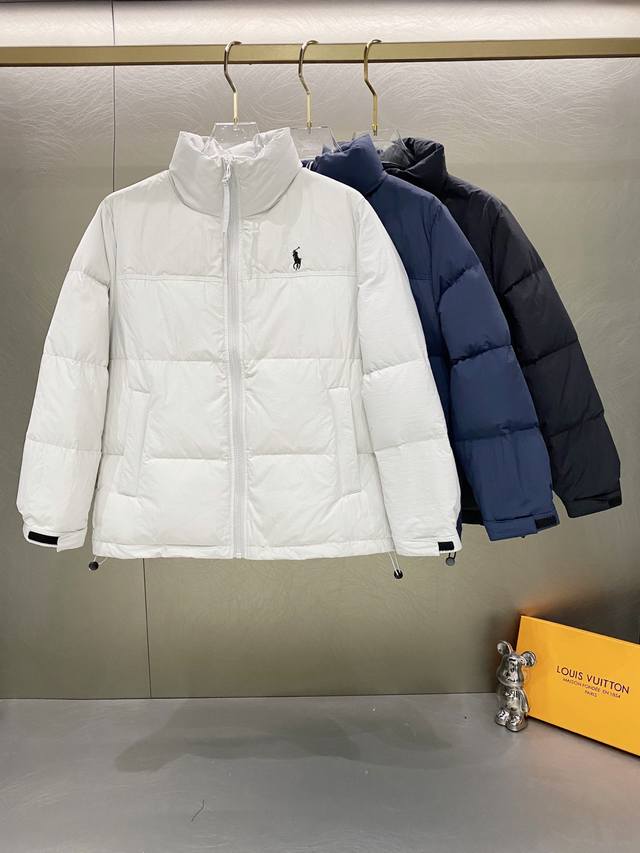 Ralph Lauren Matte Classic Winter Down Jacket, Unisex, Versatile and Warm! Fille