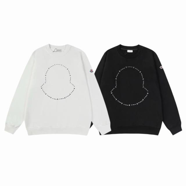 Top-quality OEM Moncler official website printed pattern crew neck sweatshirt -