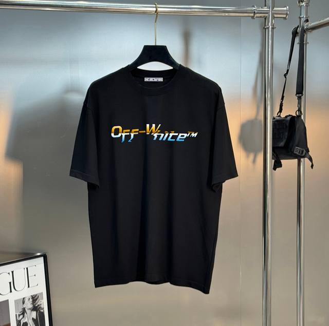 Off Off 2025 Autumn/Winter New Arrival 250g Crew Neck Short Sleeve Tee. Great pr