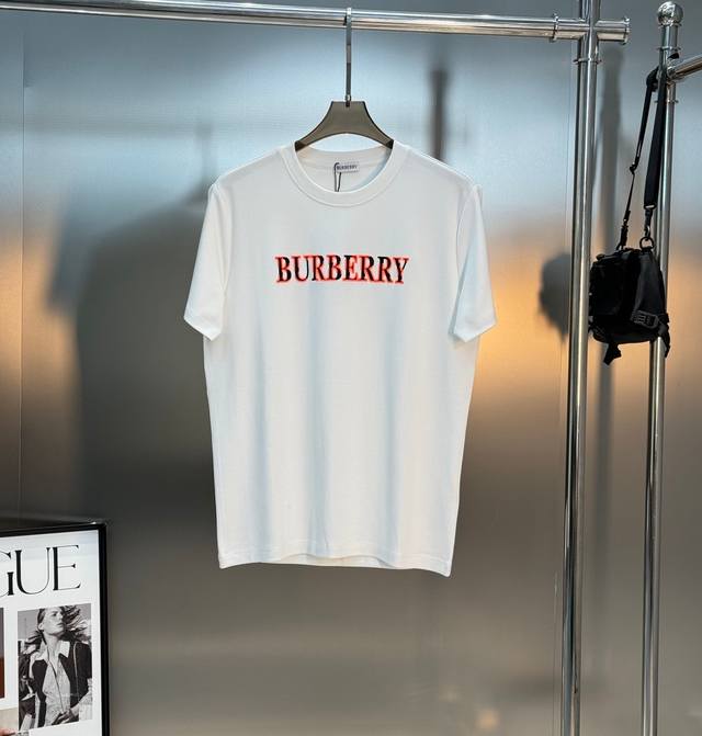 Bbr* Burberry 25S New Letter T-Shirt. A refreshed and upgraded versatile basic s