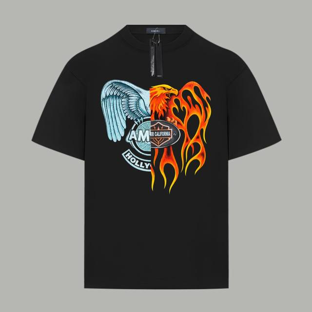 Amiri Official Website Limited Edition Gradient Ice and Fire Graffiti Eagle Logo