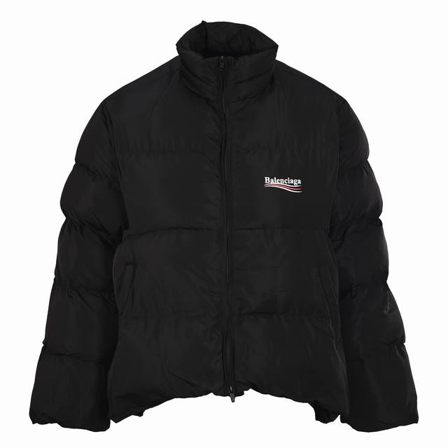 Balenciaga Classic Coca-Cola Wave Print Cocoon-Shaped Cotton Jacket A must-have