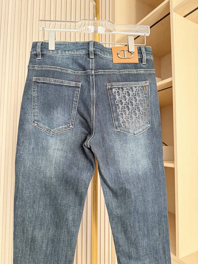Dior - 2025 New Arrival Jeans! Made with high-end denim fabric, processed with