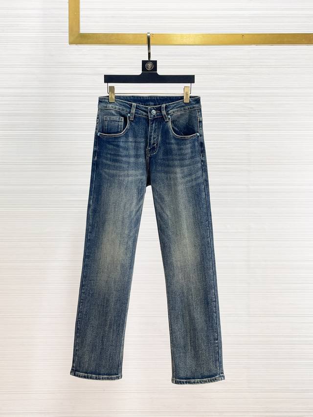 Lp40 Autumn/Winter New Arrival Washed Jeans. High-elasticity fabric, imported cu