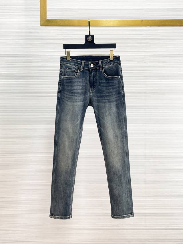 Gujia 40 Autumn/Winter New Washed Jeans. High-elasticity fabric, imported custom