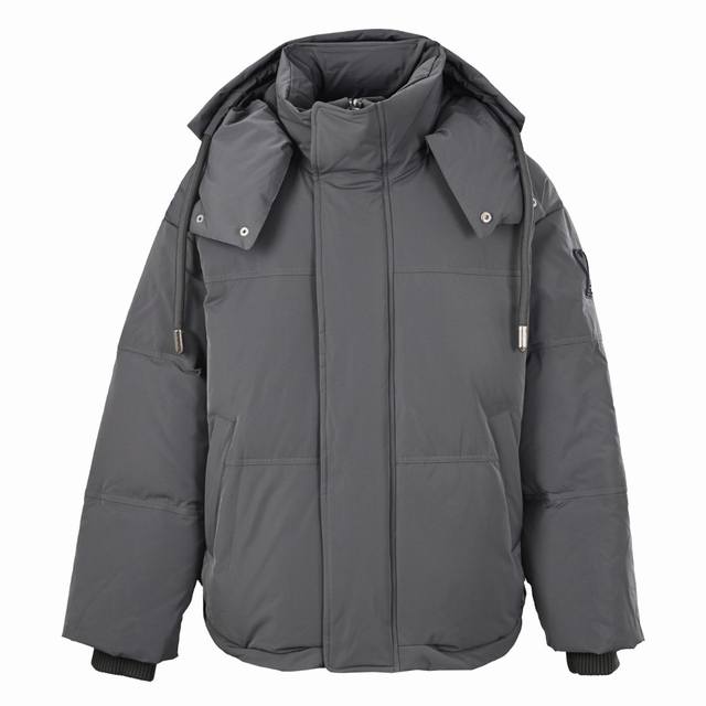 Ami Paris Solid Color Hooded Down Jacket ( ) Ami down jacket from France. Develo