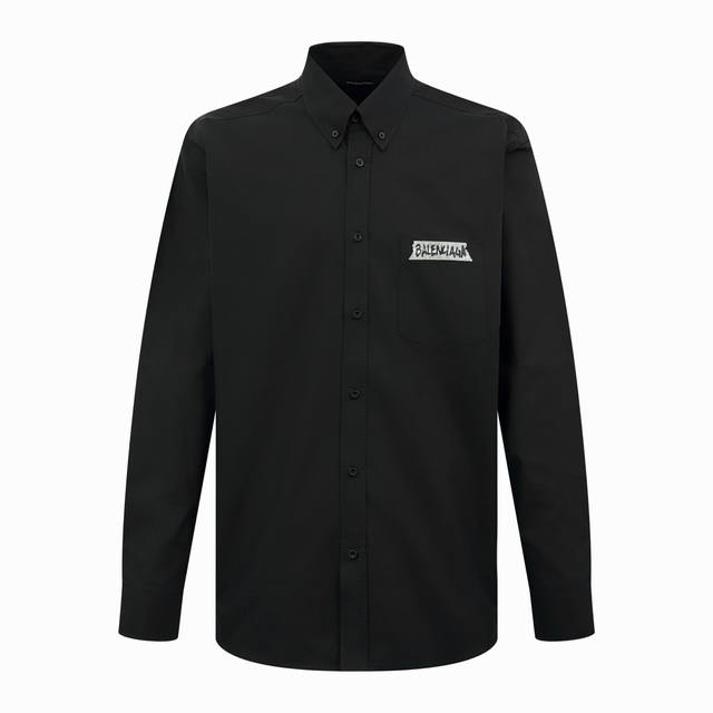 Balenciaga Letter Print Shirt Custom-made silky puff pastry with a rich luster