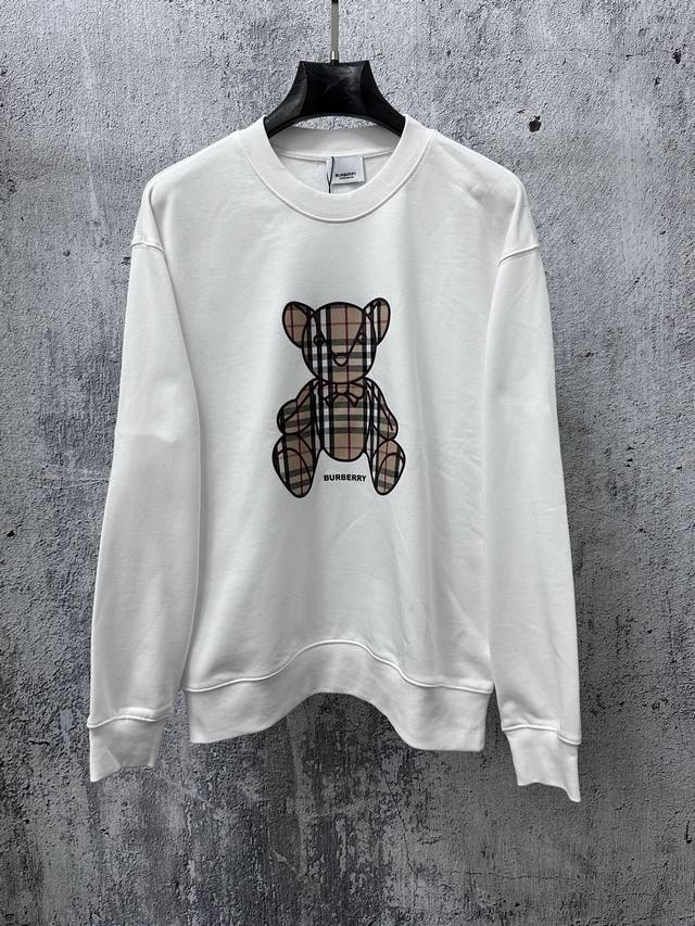 Burberry New Classic Bear Sweatshirt ( ) Made with approximately 420g of custom-