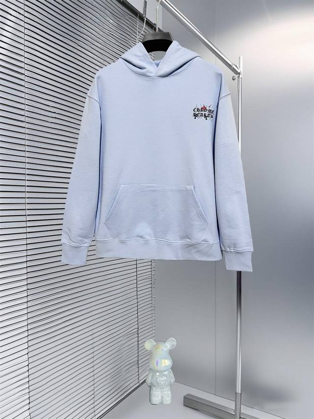 Chrome Hearts Early Autumn New Wide-Leg Hooded Sweatshirt, Unisex! Uniquely eye