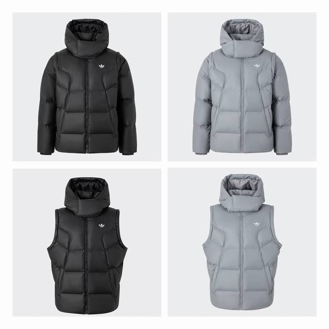 1366 Style D Adidas Originals Adc 2N1 Dj M Detachable Warm Hooded Down Jacket fo