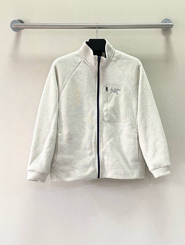 Arc'teryx Lightweight Early Spring Fleece-Lined Embroidered Stand Collar Jacket