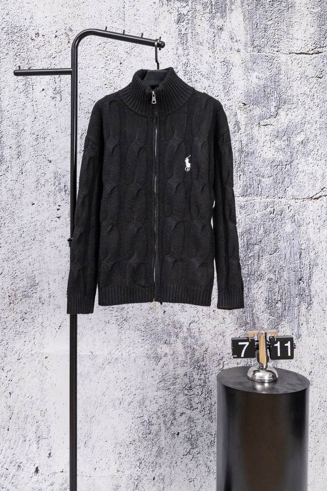 Ralph Lauren 2026 New Blended Cable Knit Autumn/Winter High-End Elegant Double Z