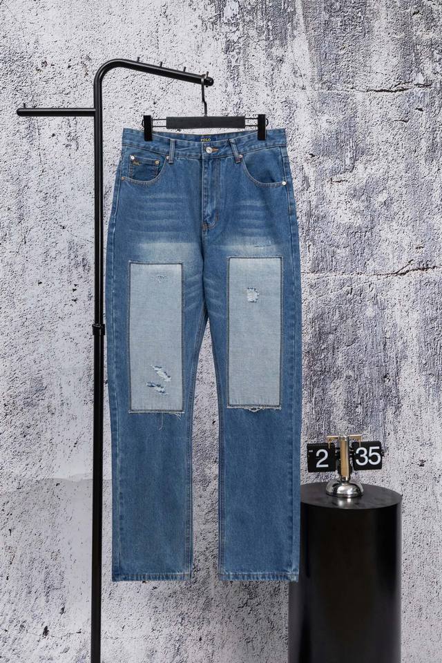 Ralph Lauren 2026Rrl Vintage Ripped Jeans - A Must-Have for American Retro Styl