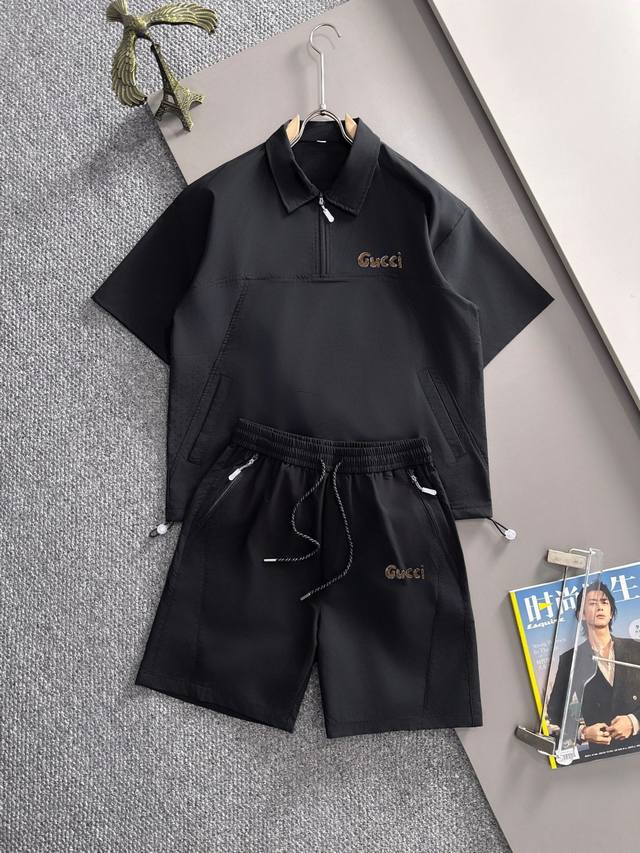 Gucci 2025 New Summer Casual Suit. Exquisite details and a high-end feel. Made