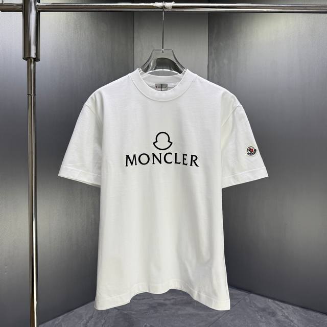 Moncl* Moncler* 2026 Spring/Summer New Short-Sleeve T-Shirt Custom Pure Cotton L