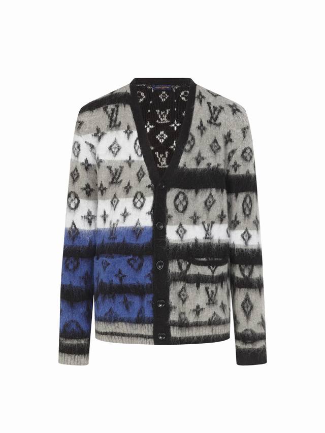 Original Quality Louis Vuitton Gradient Mohair Cardigan Original: Purchased from