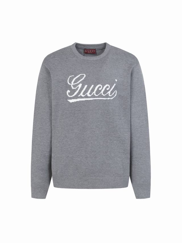 Gucci 24Ss New Art Letter Logo Crew Neck Sweater. Made with custom-made natural
