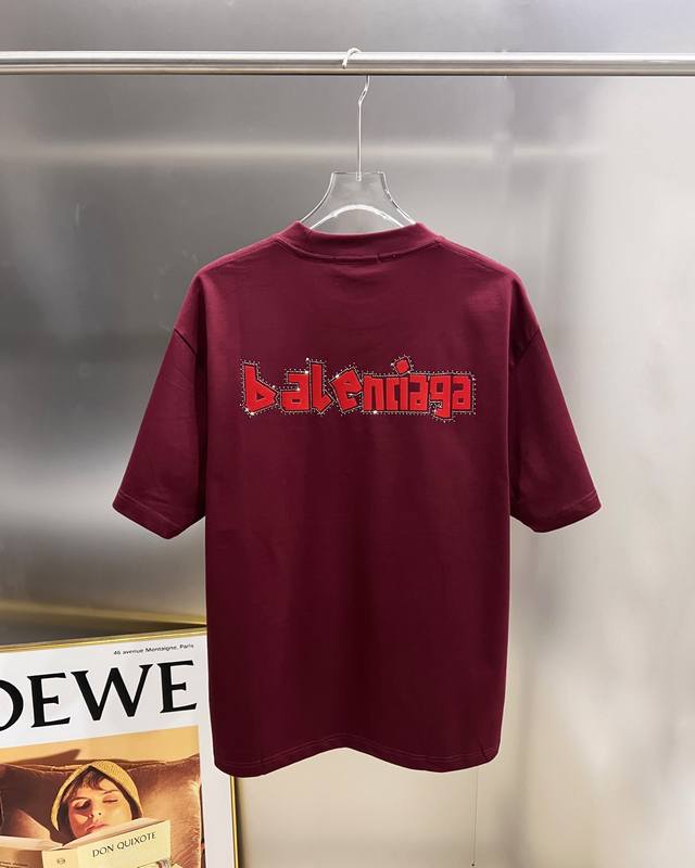 Balenciaga 2025 Autumn/Winter New Short-Sleeve T-Shirt, Classic Logo Print + Ho