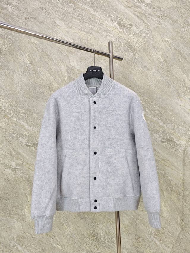 p Private Message Canada Goose Fleece Patchwork Button Jacket Fabric Selection: