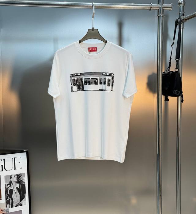 Kenzo Tiger Head 25S New Modal T-Shirt. A true classic, the color schemes are ir