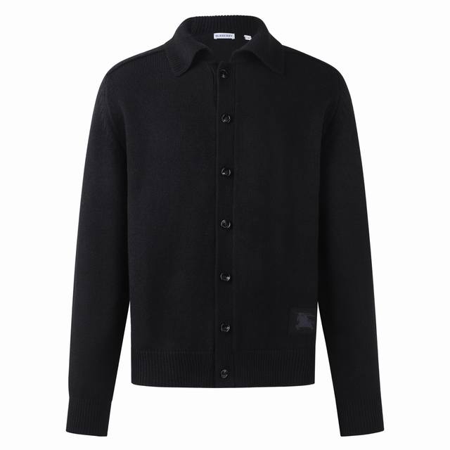 Bbr Black cashmere cardigan with horse-drawn collar. Original version purchased