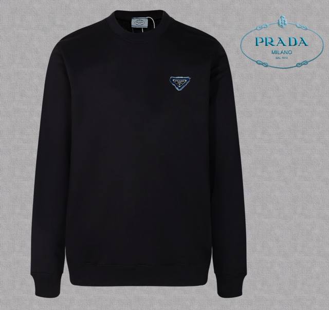 High-quality hoodie, long-term stock available. Prada~ Prada uses 440G heavywei