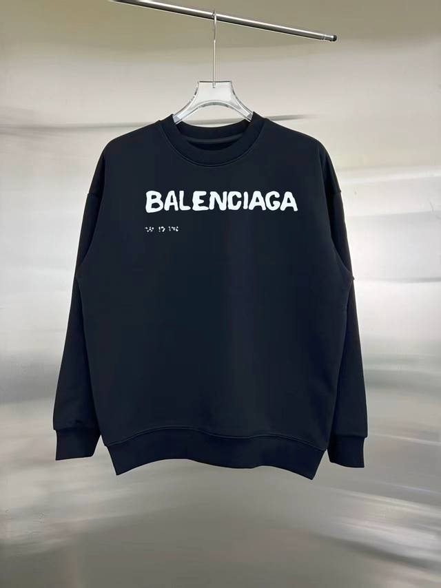 Style: Balenciaga Long-Sleeve Sweatshirt Fabric: 450g 100% Cotton Ribbing: 420g