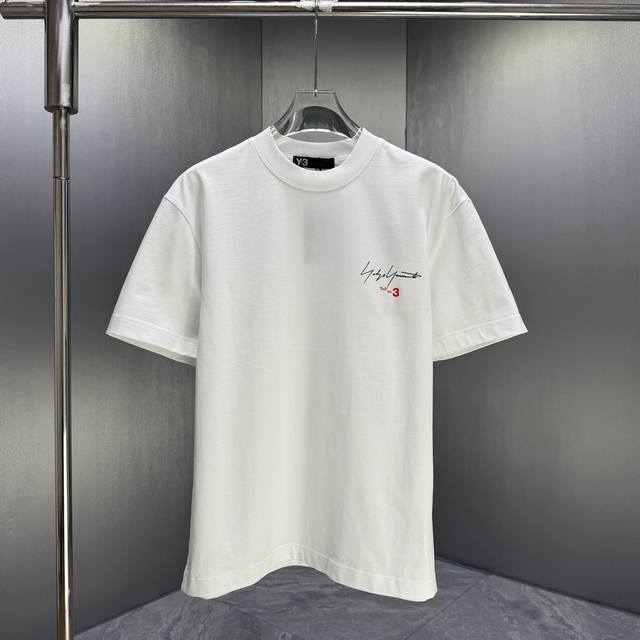 Y3* Yohji Yamamoto* 2026 Spring/Summer New Short-Sleeve T-Shirt Custom Pure Cott