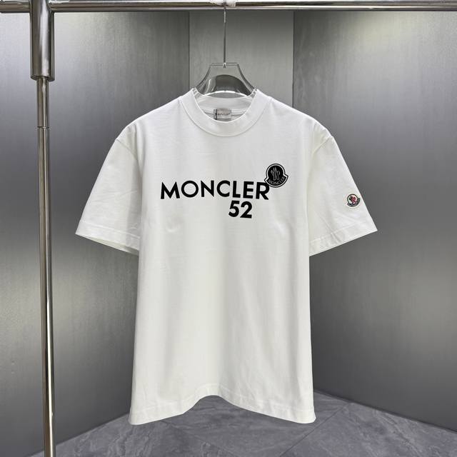 Moncl* Moncler* 2026 Spring/Summer New Short-Sleeve T-Shirt Custom Pure Cotton L