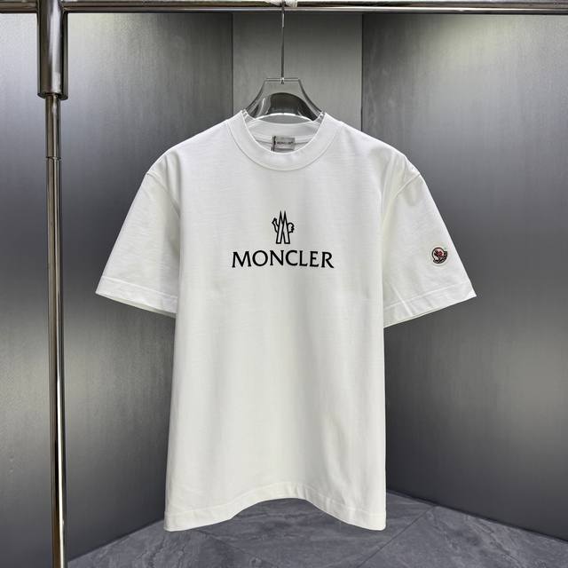 Moncl* Moncler* 2026 Spring/Summer New Short-Sleeve T-Shirt Custom Pure Cotton L