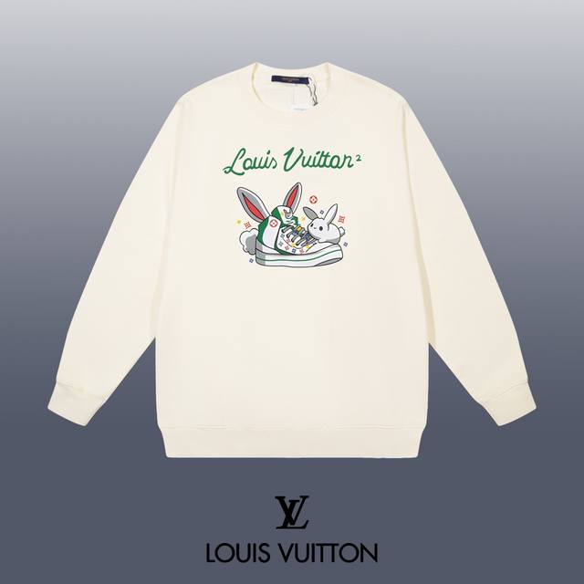 Louis Vuitton Classic Crew Neck Sweatshirt 1:1 replica, custom-made fabric, 420g