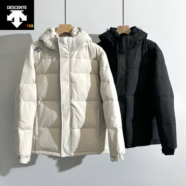 2025 Hottest Descente Down Jacket, Unisex, Couple Style. Top-quality white duck