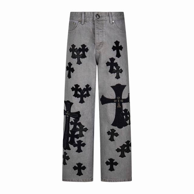 High-version Chrome Hearts Sexrecords series limited edition denim jeans, unise