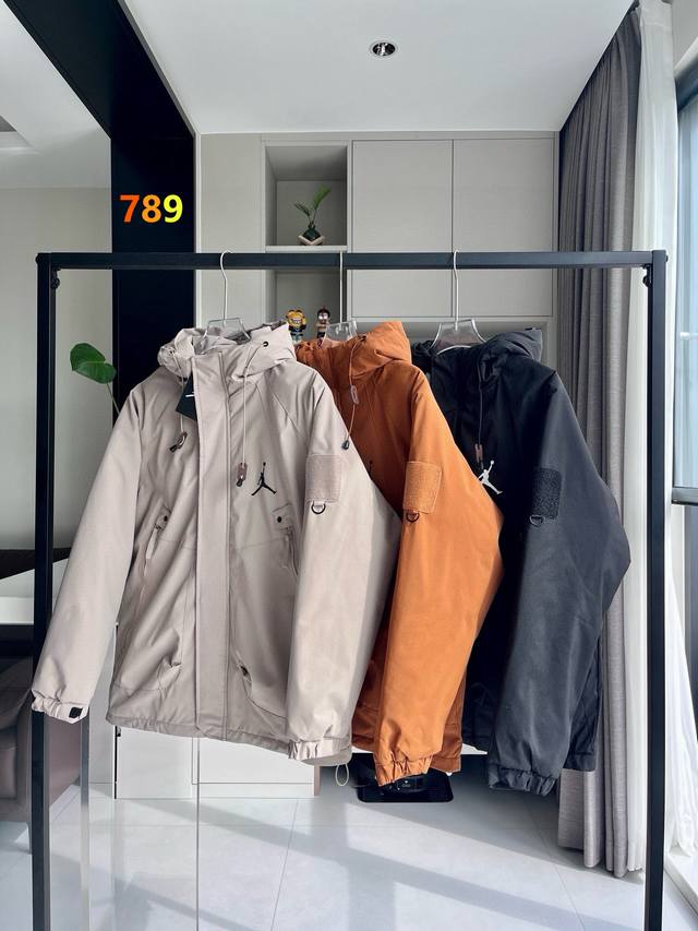 Jordan Thick Cotton-padded Jacket Jordan winter thick cotton-padded jacket grap