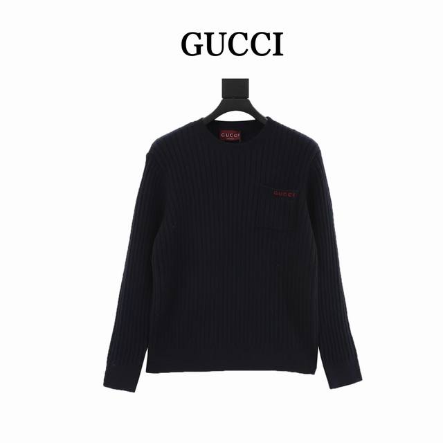 Gucci Pocket Embroidered Sweater (Authentic Product 3773 Purchased and Developed
