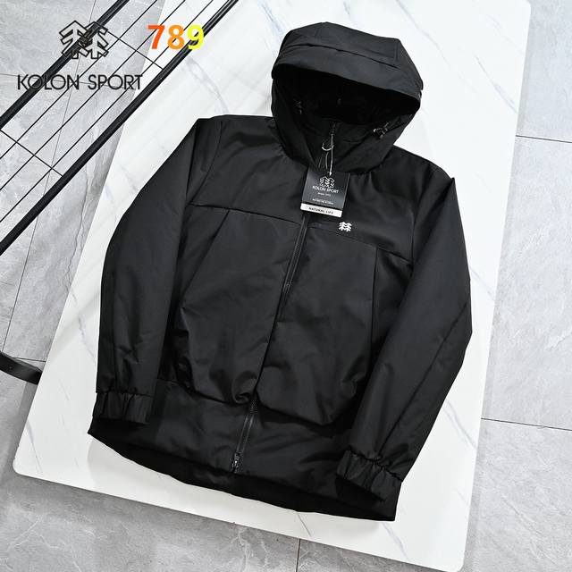 Kolon Sport 25 Newest Unisex Couple Hooded Cotton Jacket! Super high cost-perfor