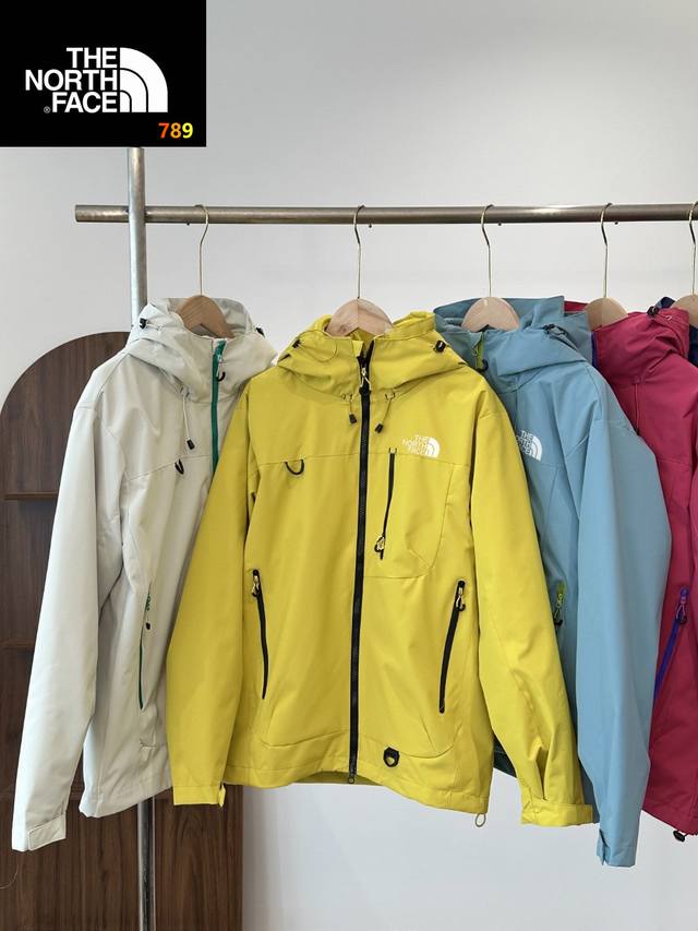 The Northface 25Ss Autumn/Winter New Outdoor 3-in-1 Hooded Jacket, Candy Color