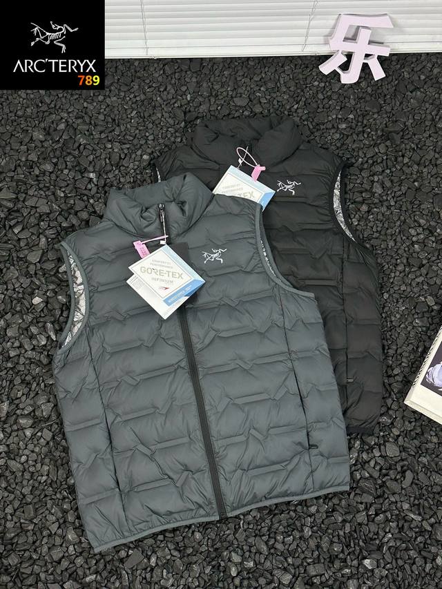 Arc'teryx Autumn/Winter High-Tech Warm Stand Collar Lightweight Down Jacket/Vest