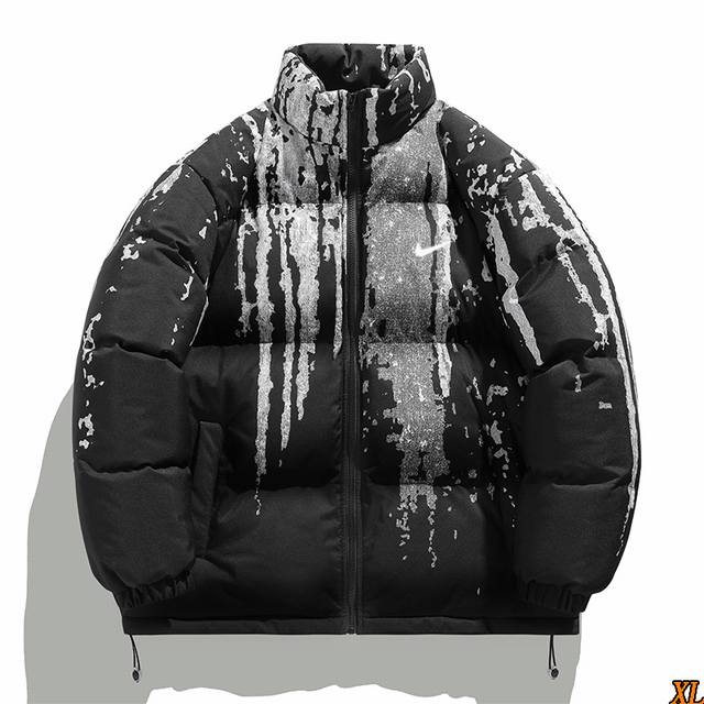 Nike Exclusive Real Shot New Arrival: High-Quality Gradient Stand Collar Cotton