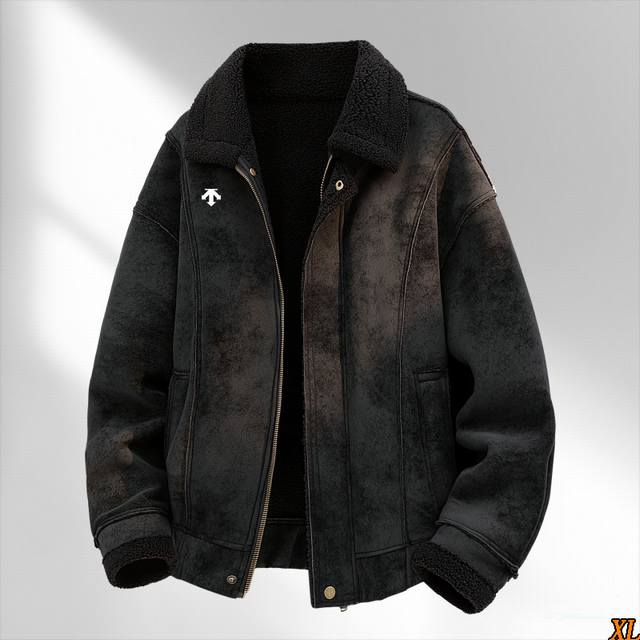 Descente Exclusive Real Shot New Winter High-Quality Thickened Fur-Collar Warm J