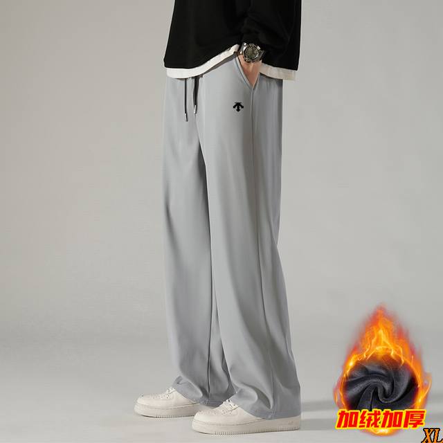 Descente Exclusive Real Shot New Arrival: High-Quality Fleece-Lined Long Pants f