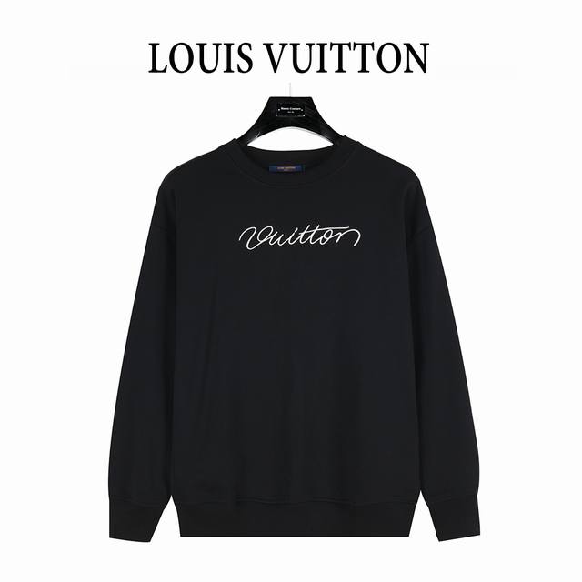 Louis Vuitton 25Fw Signature Logo Embroidered Sweatshirt ( )
