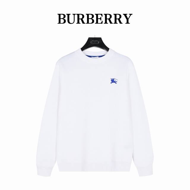 Burberry Embroidered Horse Crew Neck Sweatshirt ( ) - Unisex design inspired by
