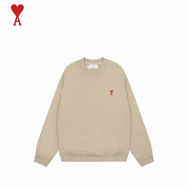 Ami Paris Little Heart Embroidered Crew Neck Sweatshirt Let's skip all the fancy