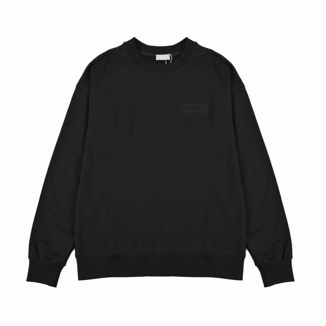 Letter Embroidered Sweatshirt : 25Fw Autumn and Winter New Crew Neck Sweatshirt