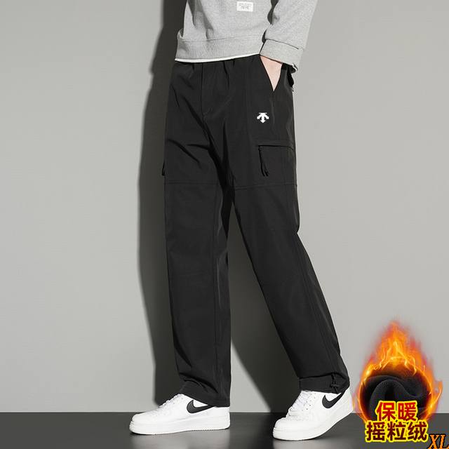 Descente Exclusive Real Shot New Arrival: High-Quality Fleece-Lined Winter Pants