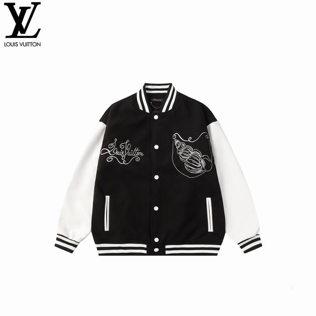 Louis Vuitton 25Ss Cape Shell Baseball Jacket High-weight fabric with a delicate