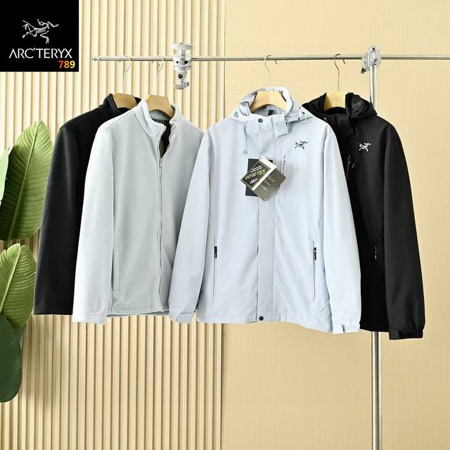 High-end quality unisex Arc'teryx Fall/Winter Men's and Women's Three-in-One Hoo