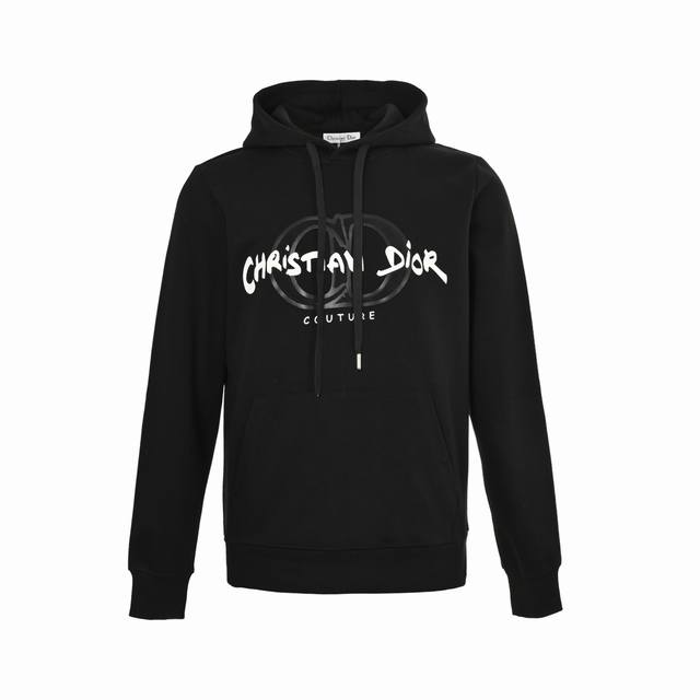 Dior 25Fw Sealed Logo Hoodie This new Dior hoodie is made from high-quality heav