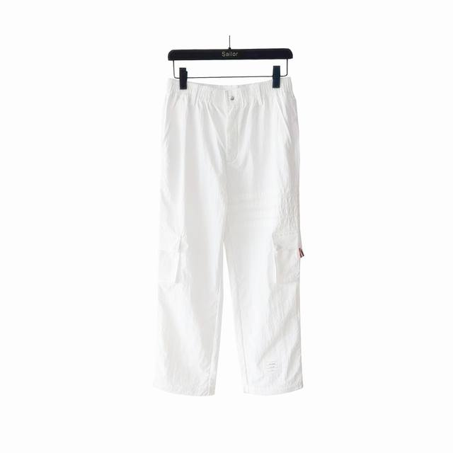 Real Shot Detail Images + Detail Images Thom Browne.Tb Cargo Pants, Double Pocke